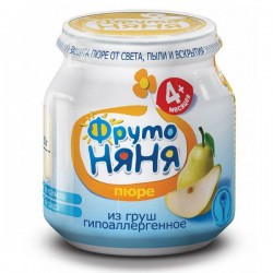 >Пюре Фрутоняня 100 г груша натуральная