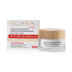 Крем для лица и шеи Кора мультиматрикс дневной обновляющий 50 мл