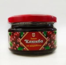 Джем Сахарoff клюква на фруктозе 225 г банка