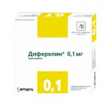 Диферелин, лиофилизат для приготовления раствора для подкожного введения 0.1 мг 1 шт флаконы