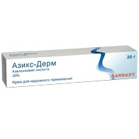 >Азикс-Дерм крем д/наружн. прим. 20% 30 г №1