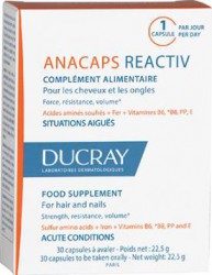 Анакапс реактив Ducray для волос 30 шт. капс.