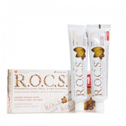 Зубная паста Rocs кофе и табак набор 2 шт. 74 г