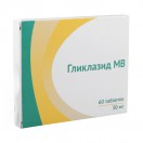 Гликлазид МВ, табл. с модиф. высвоб. 30 мг №60
