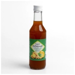 Сироп имбирный с зеленым чаем и  лимоном фреш 250 мл