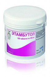 Этамбутол табл. 400 мг 100 шт.