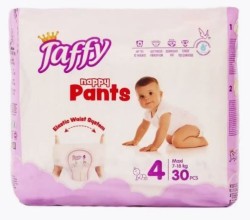 Подгузники-трусики детские, Taffy (Таффи) 7-18 кг р. 4 30 шт