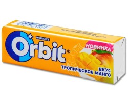 Жевательная резинка Orbit 13.6 г тропическое манго (10 подушечек) 1 шт.