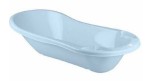 Ванночка для купания детская, Пластишка 46 л 100 см арт. 431301331 с клапаном для слива воды светло-голубая