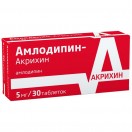Амлодипин-Акрихин, табл. 5 мг №30