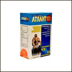 Протеин Атлант 1 кг 80% белка с глютамином