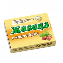 Жевательная резинка, 5 шт Живица с корой дуба