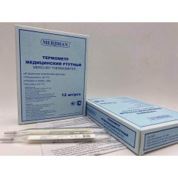 Термометр ртутный Меридиан 12 шт.