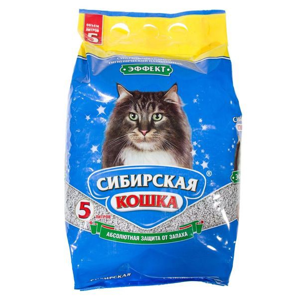 Наполнитель для кошачьего туалета сибирская кошка