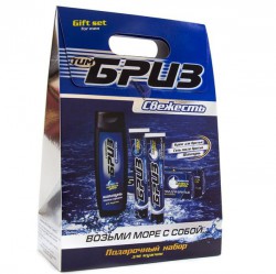 Набор подарочный Тим Бриз №1059 Свежесть крем для бритья + гель после бритья + шампунь 75 мл + 75 мл + 220 мл