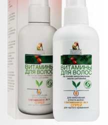 Спрей для волос Домашние рецепты Витамины для волос для укрепления и роста волос 100 мл