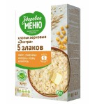 Хлопья, Здоровое меню 400 г 1 шт экстра 5 злаков