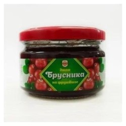 Джем Сахарoff брусника на фруктозе 225 г банка